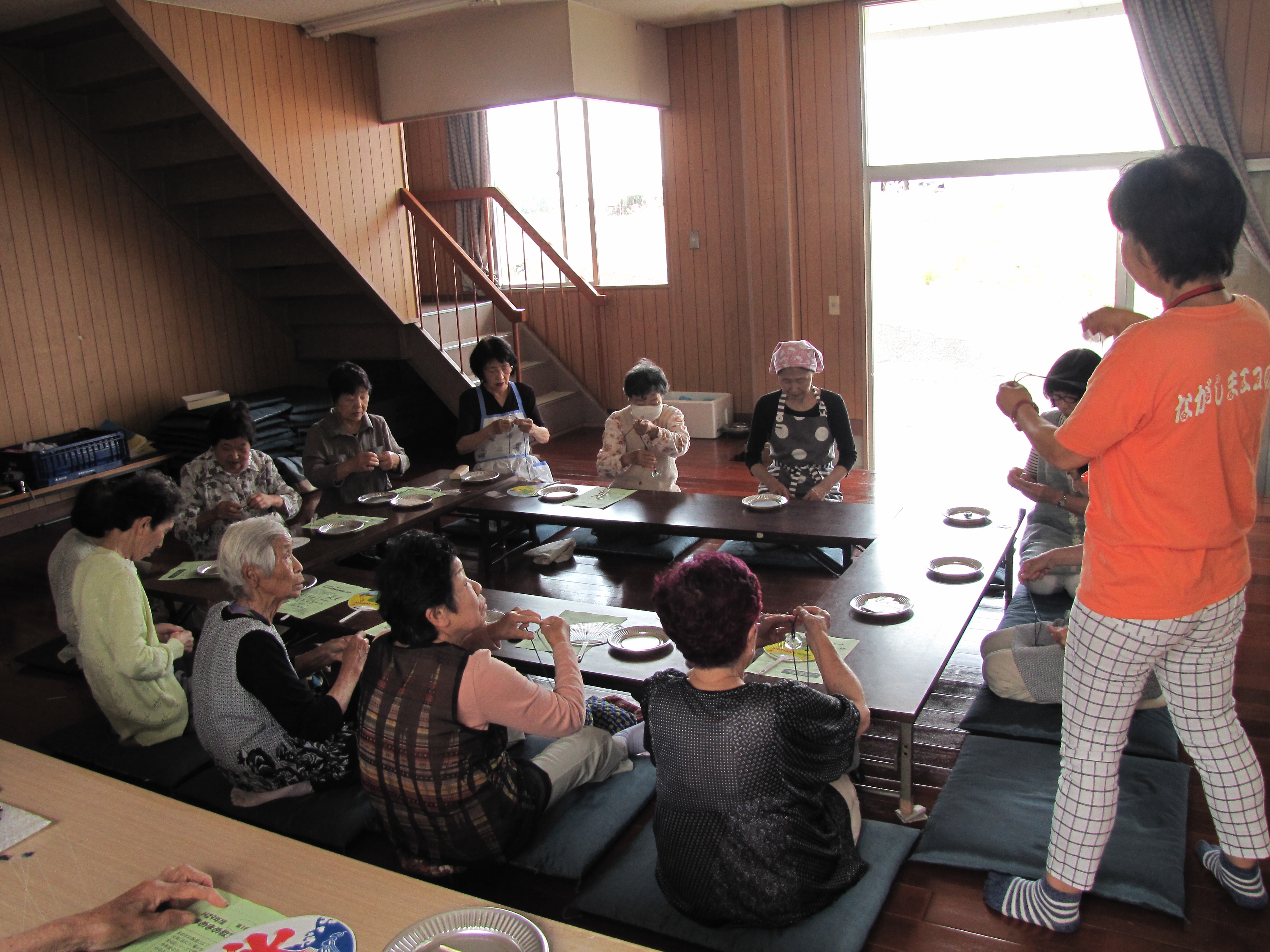 大島まめじゃ会ものつくりの様子写真n