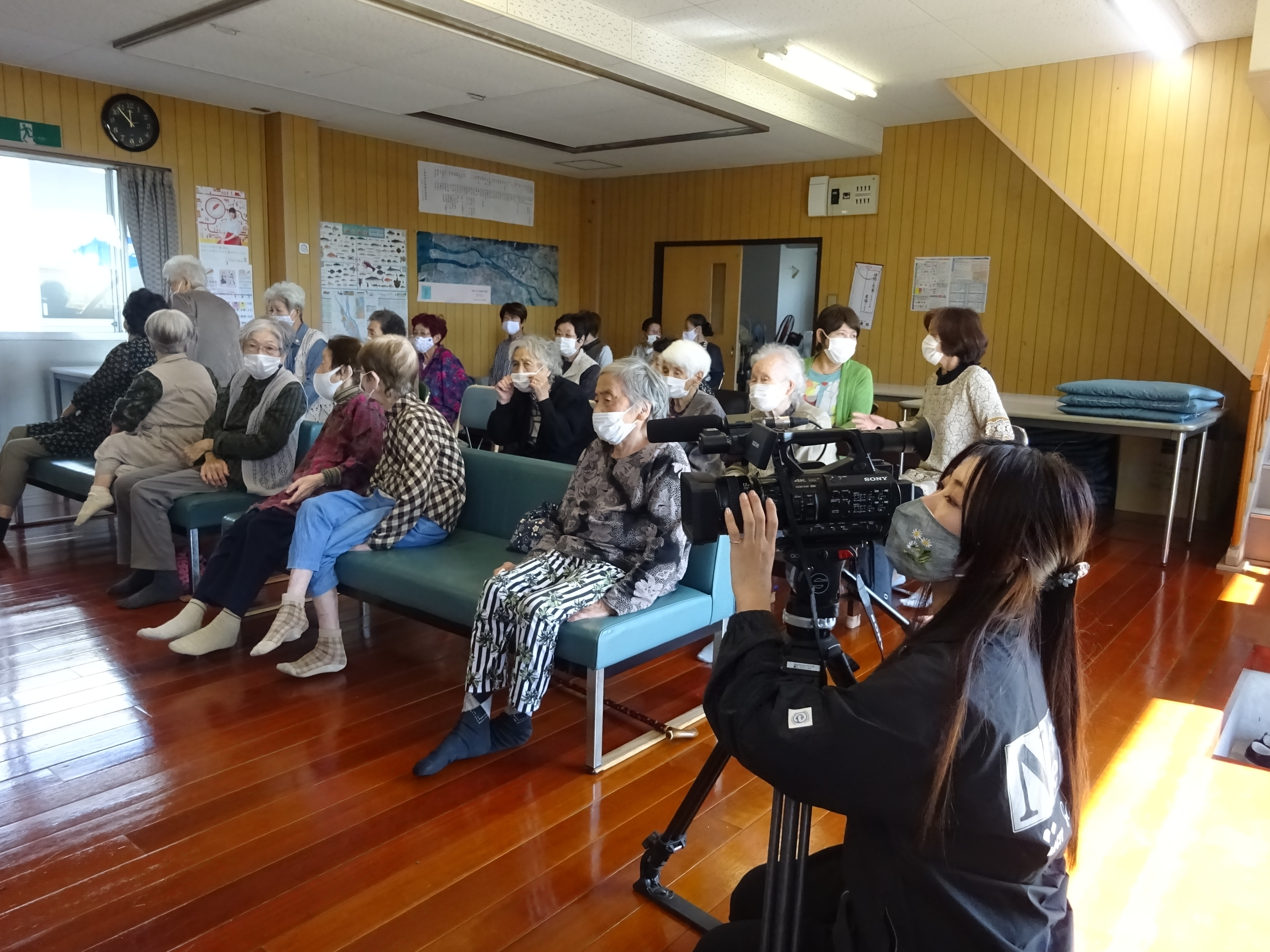 大島まめじゃ会の様子