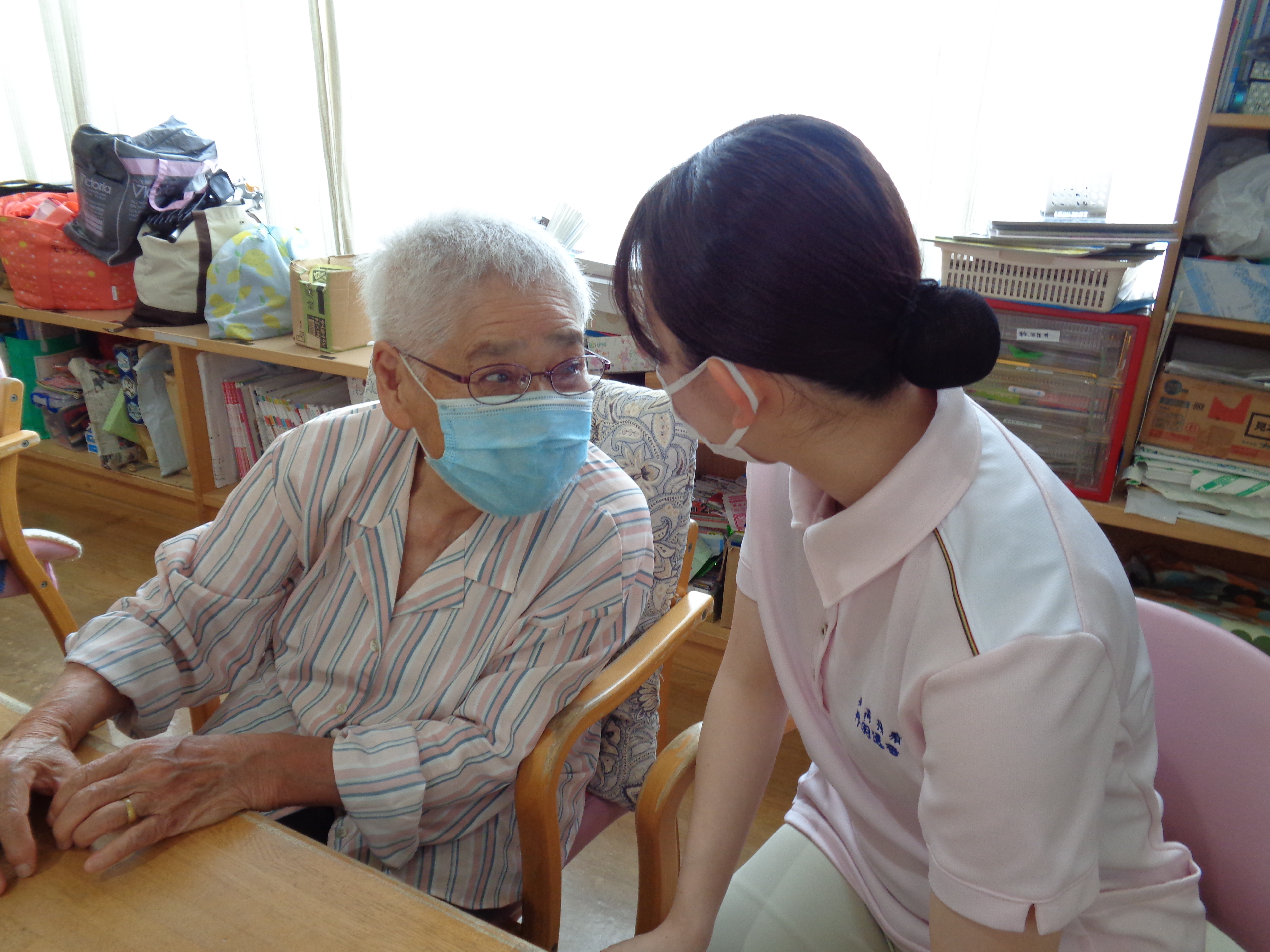 実習生と利用者