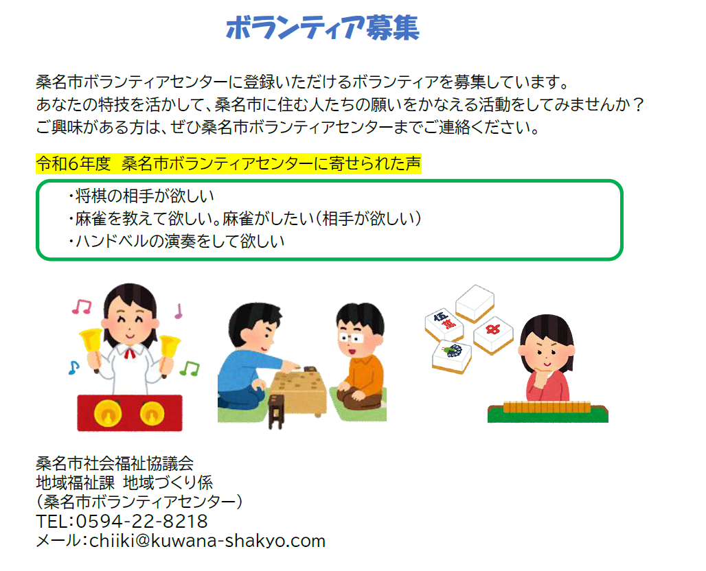 ボランティア募集画像